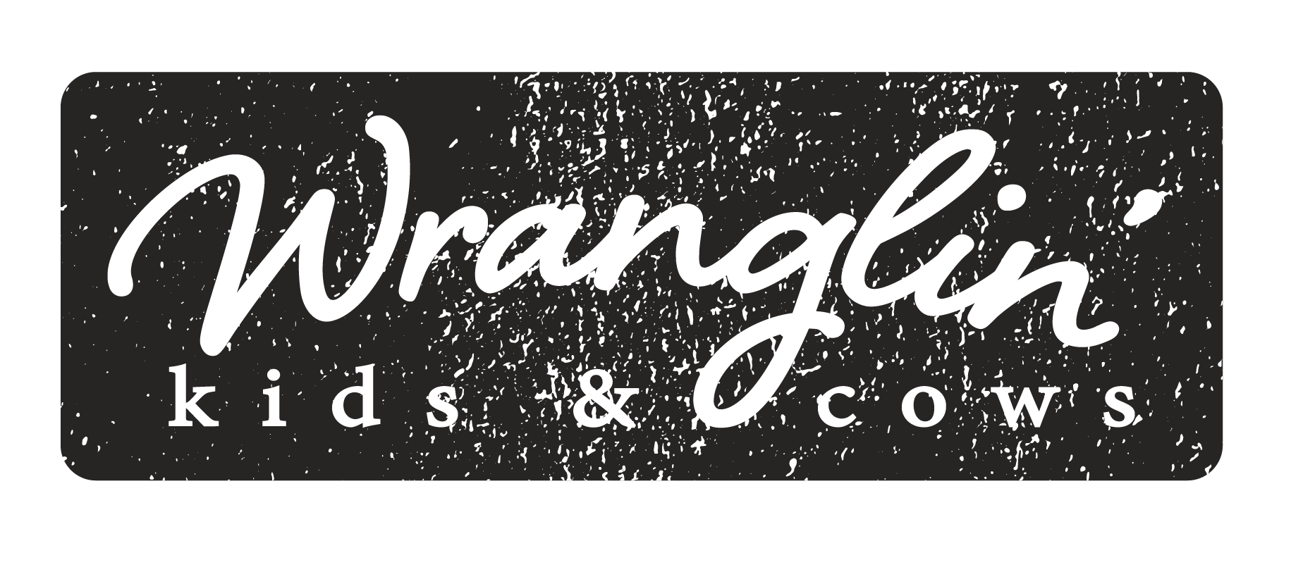 Wranglin' Kids & Cows Print