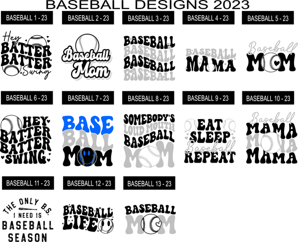 Customizable Baseball Racerback Tank Top Pack