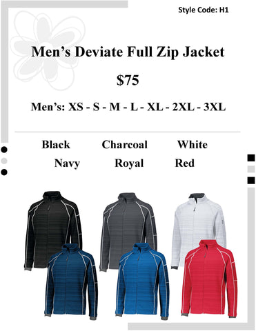 Mens Full Zip Deviate Jacket