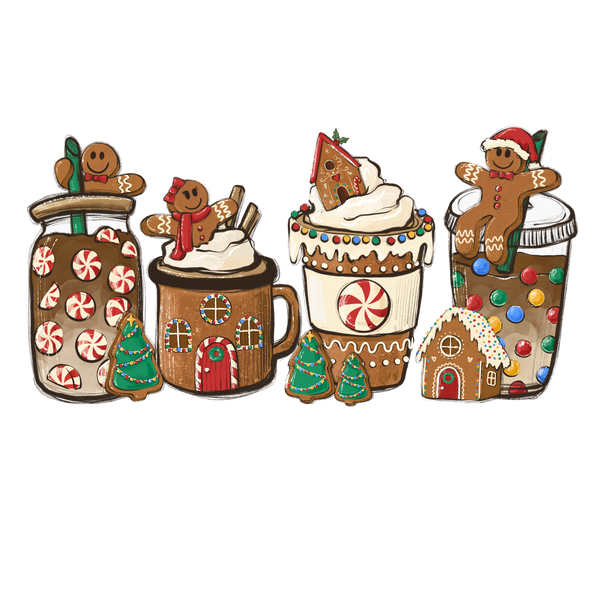 Gingerbread Lattes Print