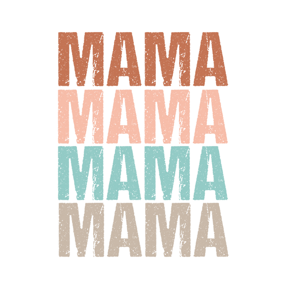 Mama Stacked Print