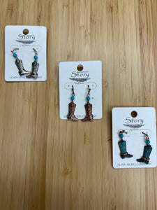 Cowboy Boot Earrings