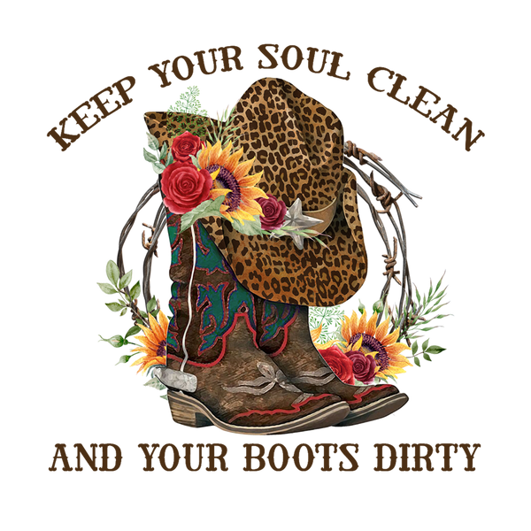 Soul Clean, Boots Dirty Print