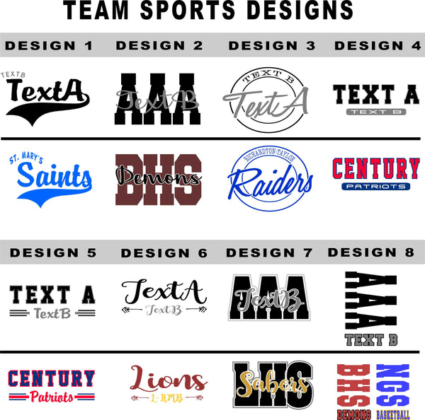 Youth Jersey V-Neck Football Tee