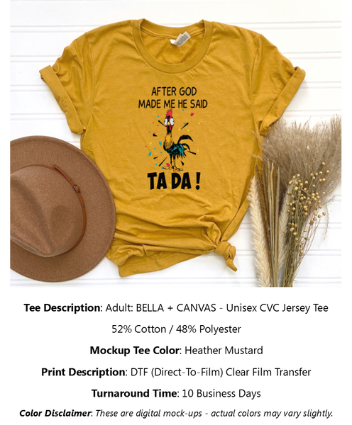 After God Made Me T-Shirt Pack