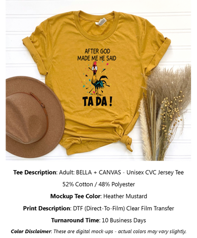 After God Made Me T-Shirt Pack