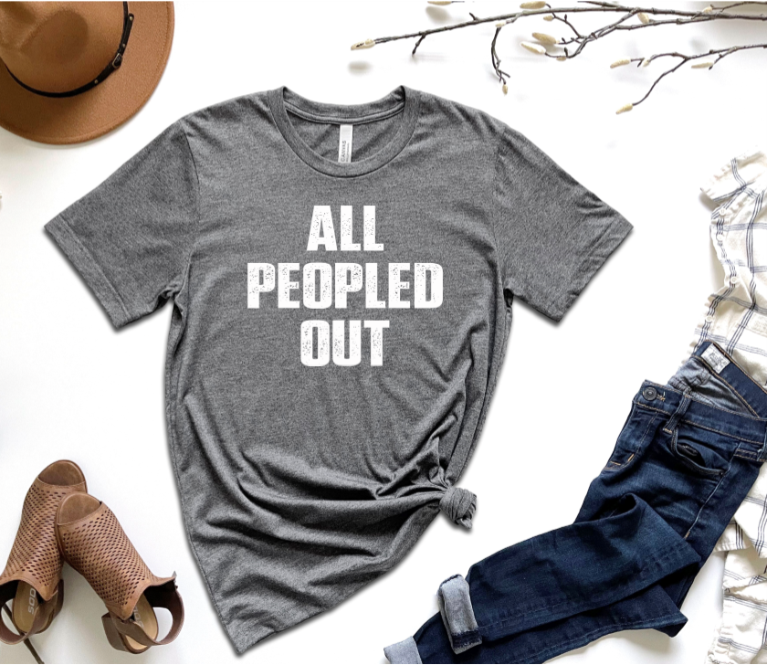 All Peopled Out Print