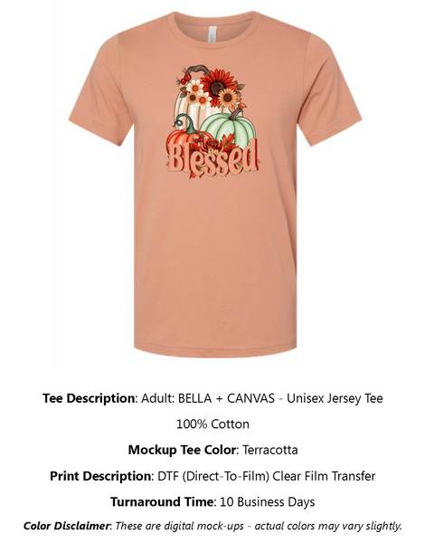 Blessed Pumpkins T-Shirt Pack