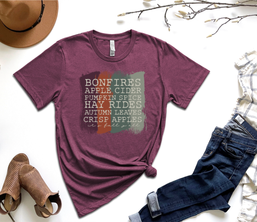 Bonfires & Hayrides Print