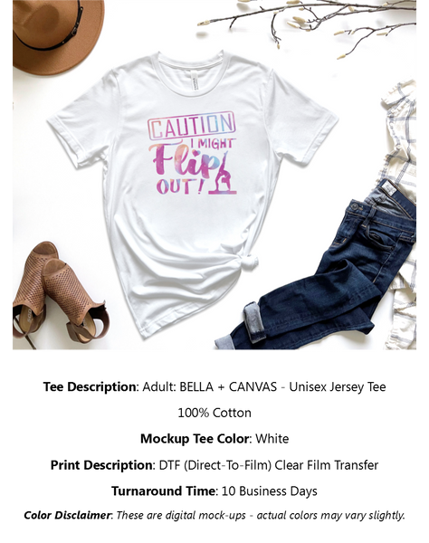 Caution: Might Flip Out T-Shirt Pack