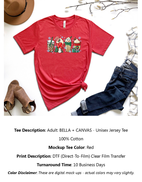 Christmas Lattes T-Shirt Pack