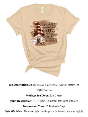 Coffee Spelled Backwards T-Shirt Pack