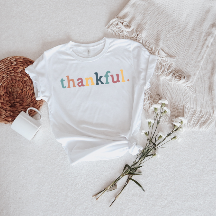Thankful Multi-Colored Print