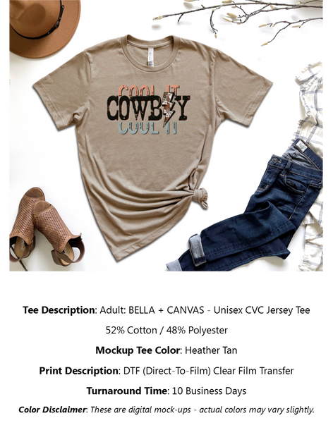 Cool It Cowboy T-Shirt Pack