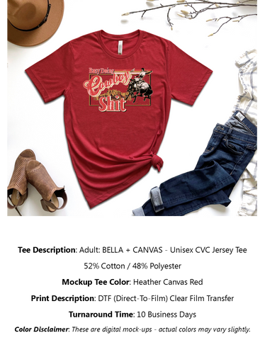 Busy Doing Cowboy Sh*t T-Shirt Pack