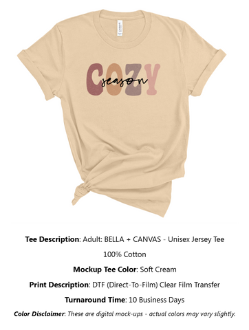 Cozy Season T-Shirt Pack
