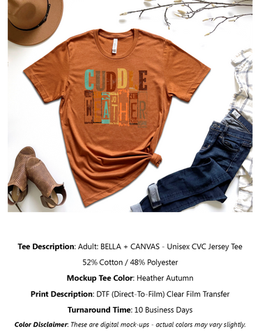 Cuddle Weather T-Shirt Pack