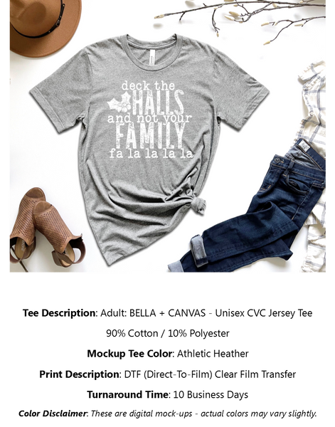 Deck The Halls Distressed T-Shirt Pack