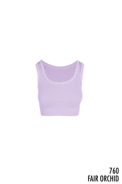 Deep Scoop Neck Crop Top