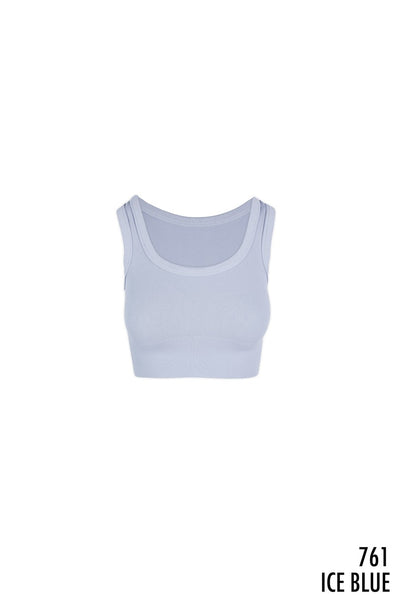 Deep Scoop Neck Crop Top