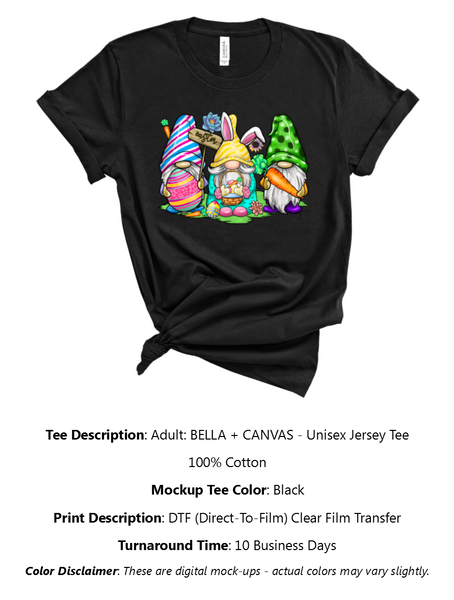 Easter Gnomes T-Shirt Pack
