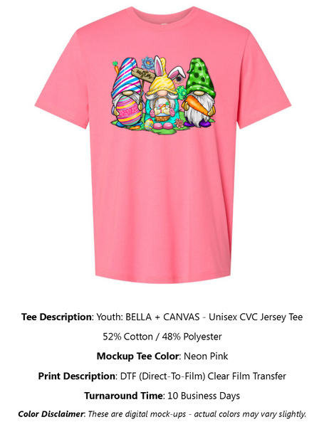 Easter Gnomes T-Shirt Pack
