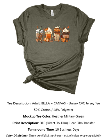 Fall Latte T-Shirt Pack