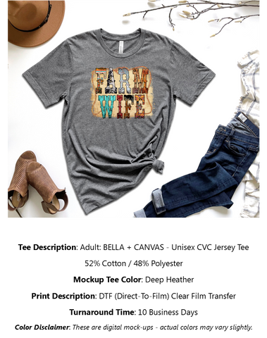 Farm Wife T-Shirt Pack