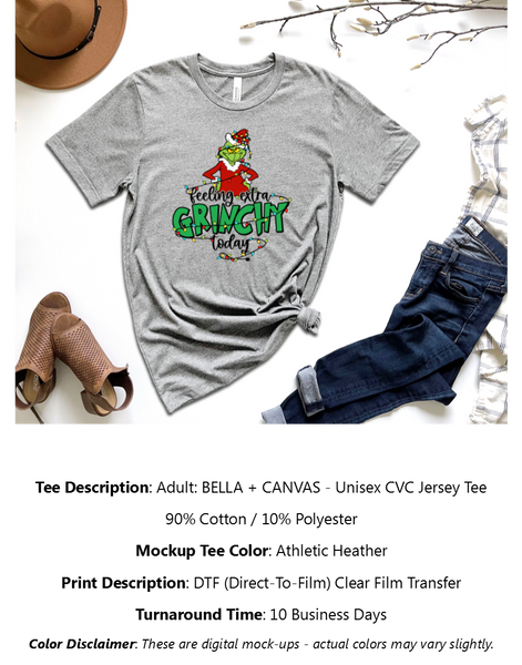 Feeling Extra Grinchy Today T-Shirt Pack