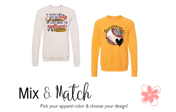 Full Color Baseball Crewneck