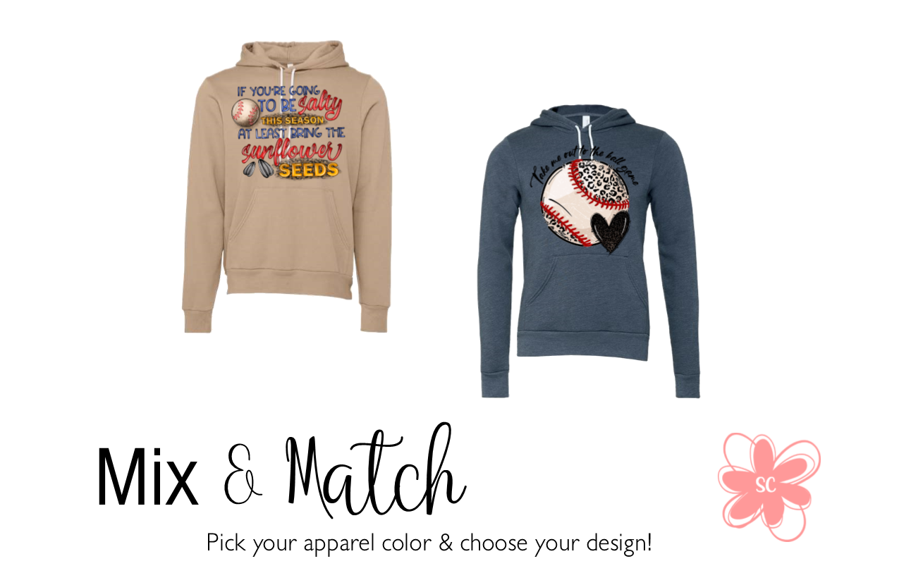 Full Color Baseball Hoodie