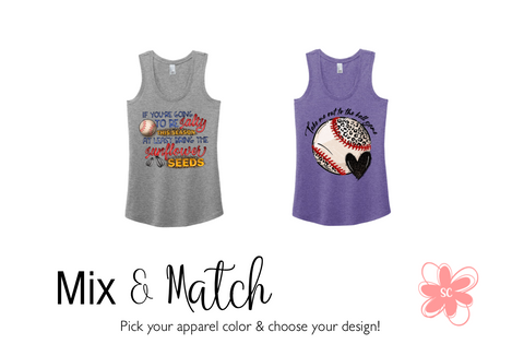 Full Color Baseball Racerback Tank