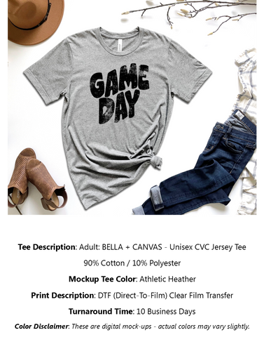 Game Day T-Shirt Pack