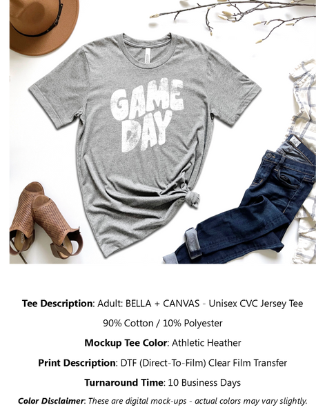 Game Day T-Shirt Pack