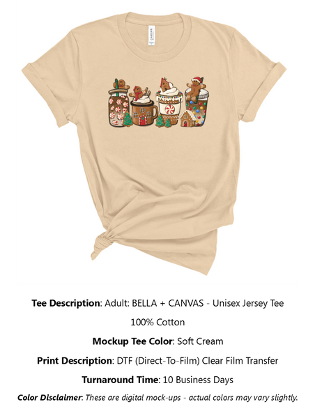 Gingerbread Lattes T-Shirt Pack