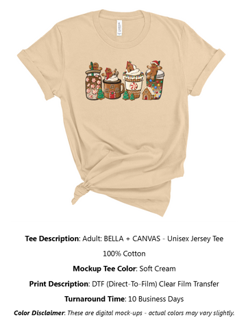 Gingerbread Lattes T-Shirt Pack