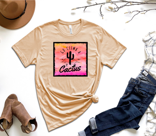 Go Climb A Cactus Print