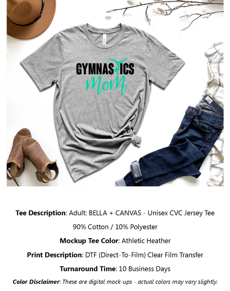 Gymnastics Mom T-Shirt Pack