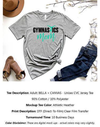 Gymnastics Mom T-Shirt Pack