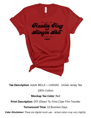 Haulin Hay & Slingin Shit T-Shirt Pack