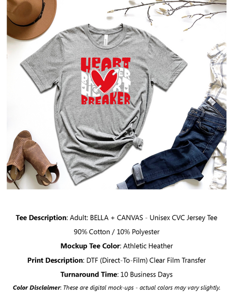 Heart Breaker T-Shirt Pack