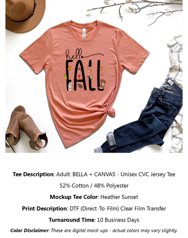 Hello Fall T-Shirt Pack
