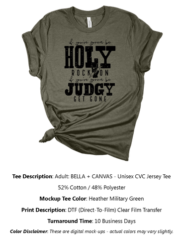 If You're Gonna Be Holy T-Shirt Pack