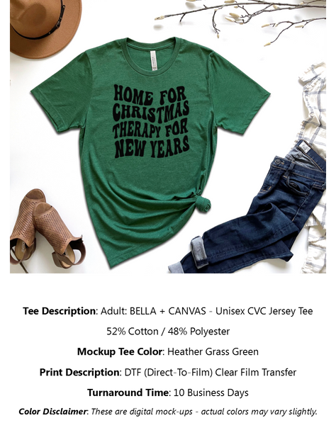 Home For Christmas T-Shirt Pack