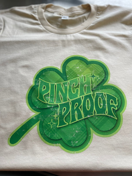 Pinch Proof Cream Tee