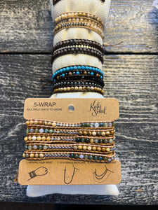 Bead Mix Wrap Bracelets