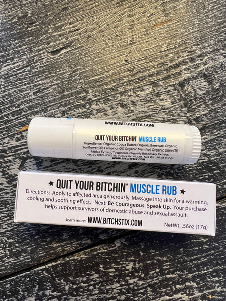 Quit Your Bitchin' Muscle Rub Stix