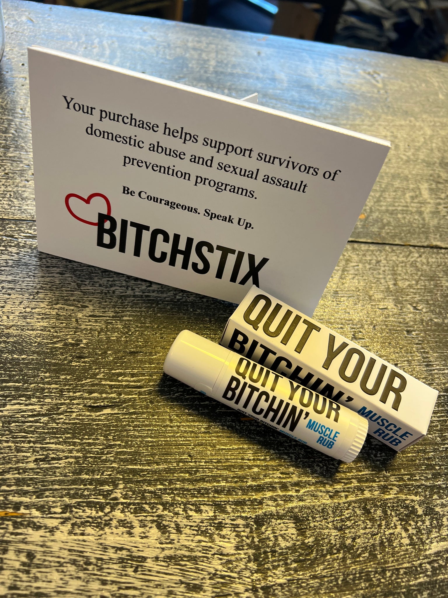 Quit Your Bitchin' Muscle Rub Stix