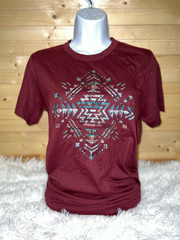 Geometric Aztec Tee