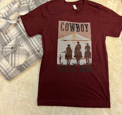 Cowboy Take Me Away Tee